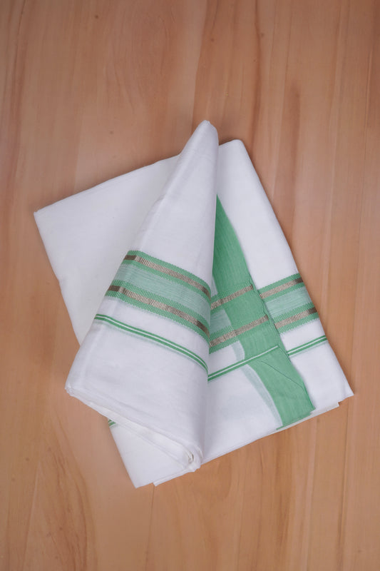 FCD-517 W/D DHOTI 3.80 MTR - Light Green
