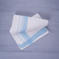 KERALOOM FINISH COTTON 327 W/D DHOTI 3.80 MTR - Sky Blue