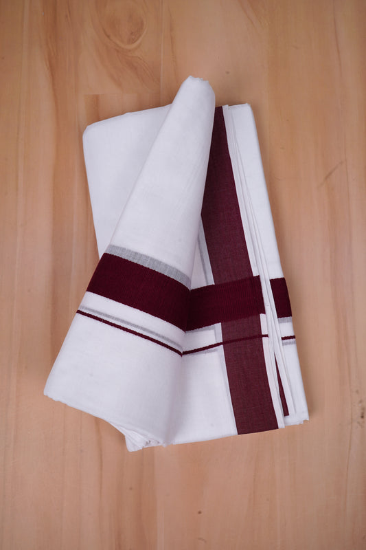 FCD-366 W/D DHOTI 3.80 MTR-Maroon