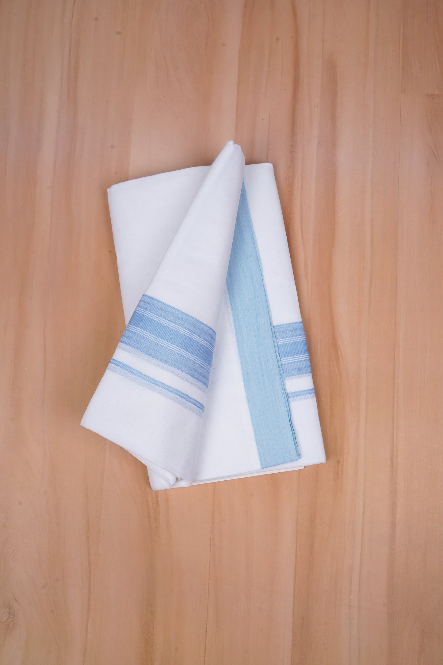 FCD-618 W/D DHOTI 3.80 MTR - Light blue