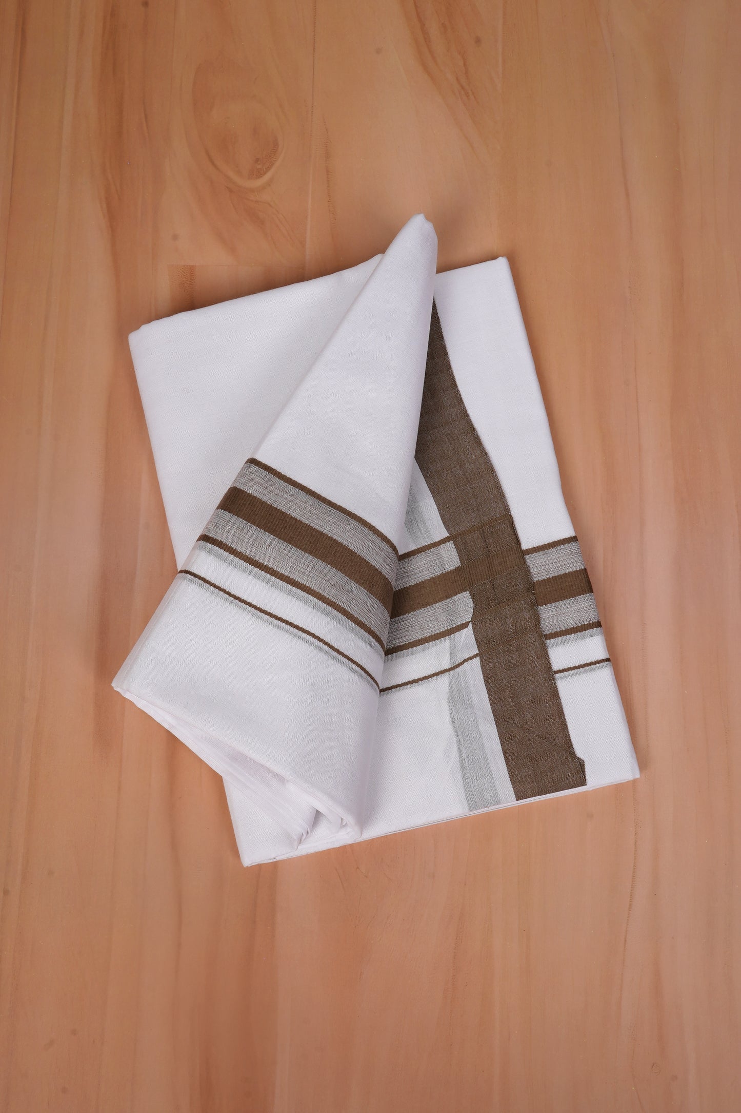 FCD-569 W/D DHOTI 3.80 MTR - Dark Brown