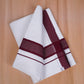FCD-601 W/D DHOTI 3.80 MTR - Maroon