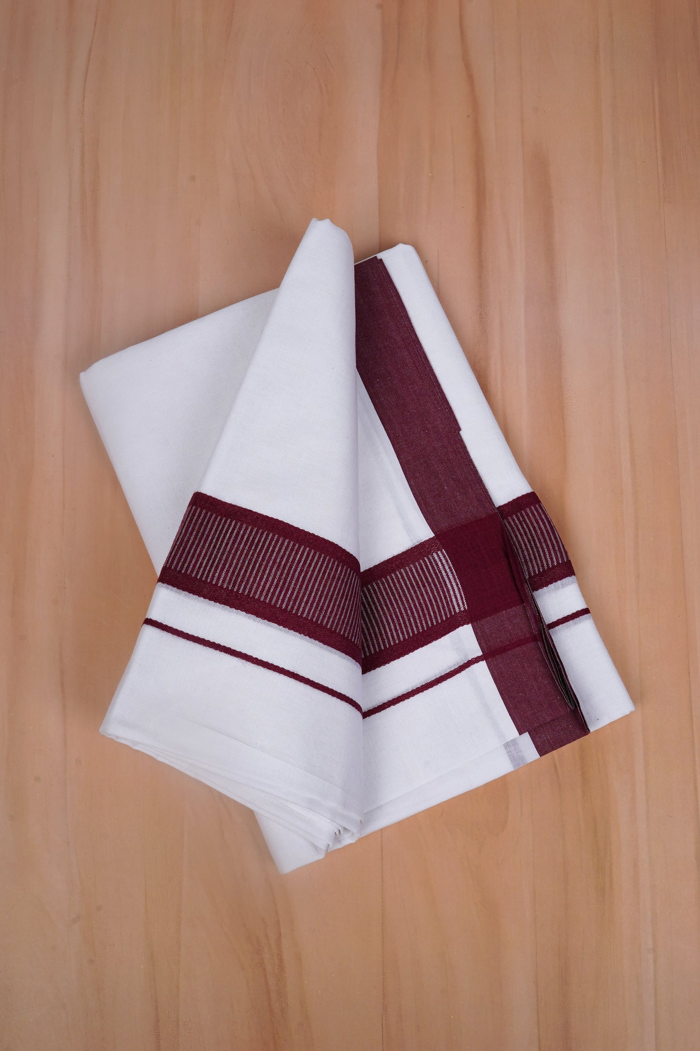 FCD-601 W/D DHOTI 3.80 MTR - Maroon
