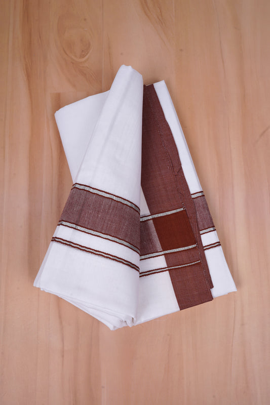 FCD-364 W/D DHOTI 3.80 MTR - Maroon