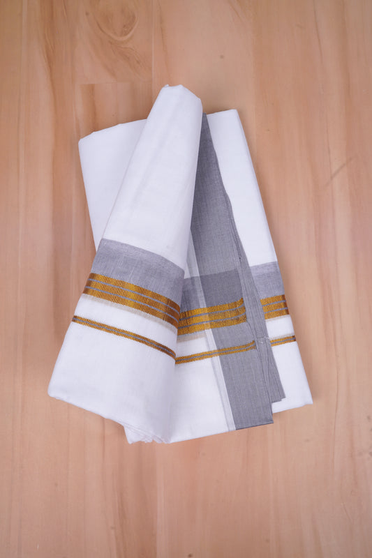 FCD-528 W/D DHOTI 3.80 MTR-Gray