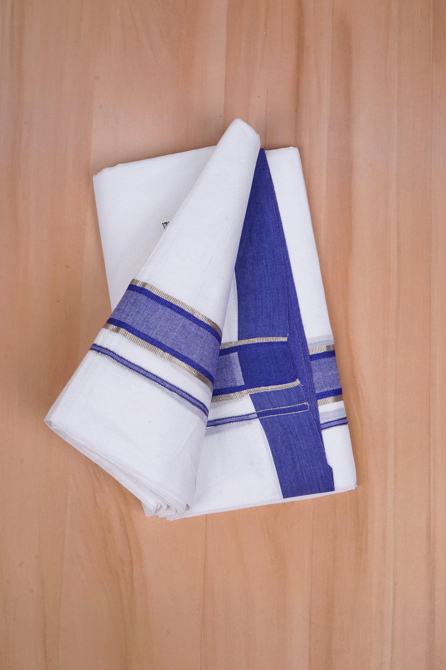 FCD-409 W/D DHOTI 3.80 MTR - Blue