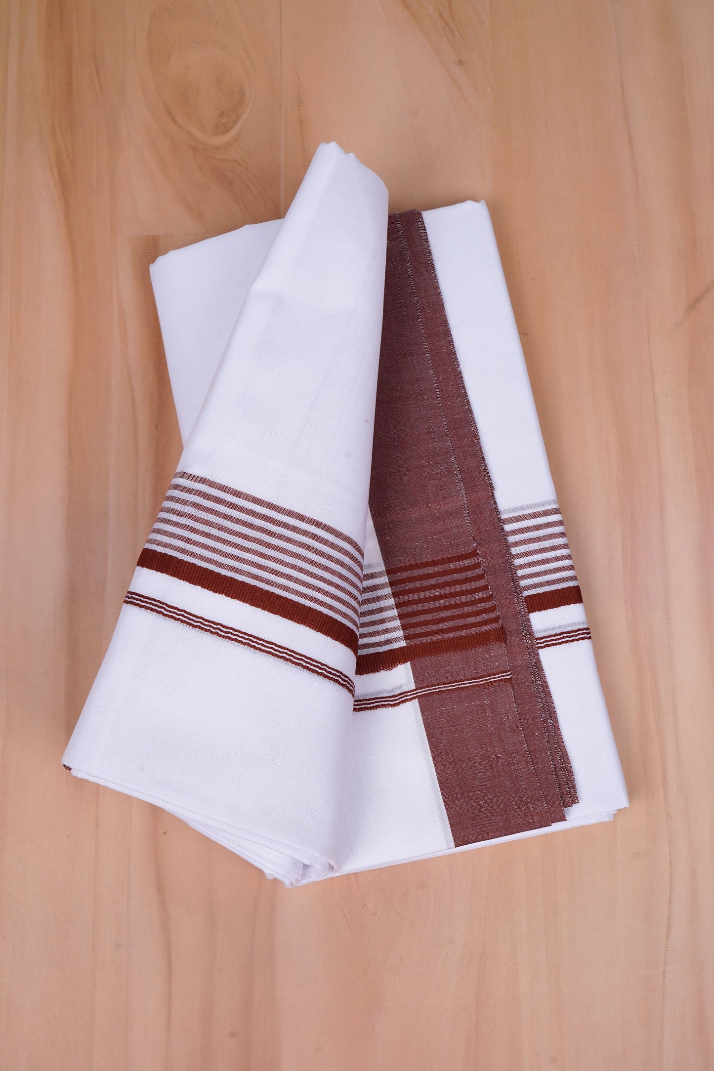 FCD-424 W/D DHOTI 3.80 MTR- Brown 2