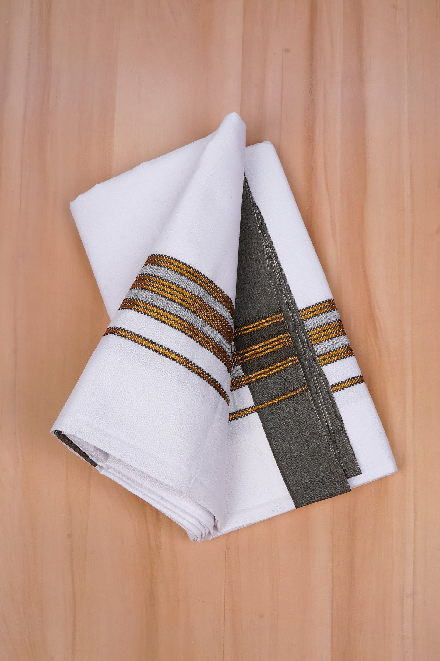 Heritage Gold W/S Dhoti 2.00 MTR - Brown