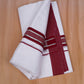FCD-520 W/D DHOTI 3.80 MTR-Dark Maroon