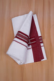 FCD-520 W/D DHOTI 3.80 MTR-Dark Maroon