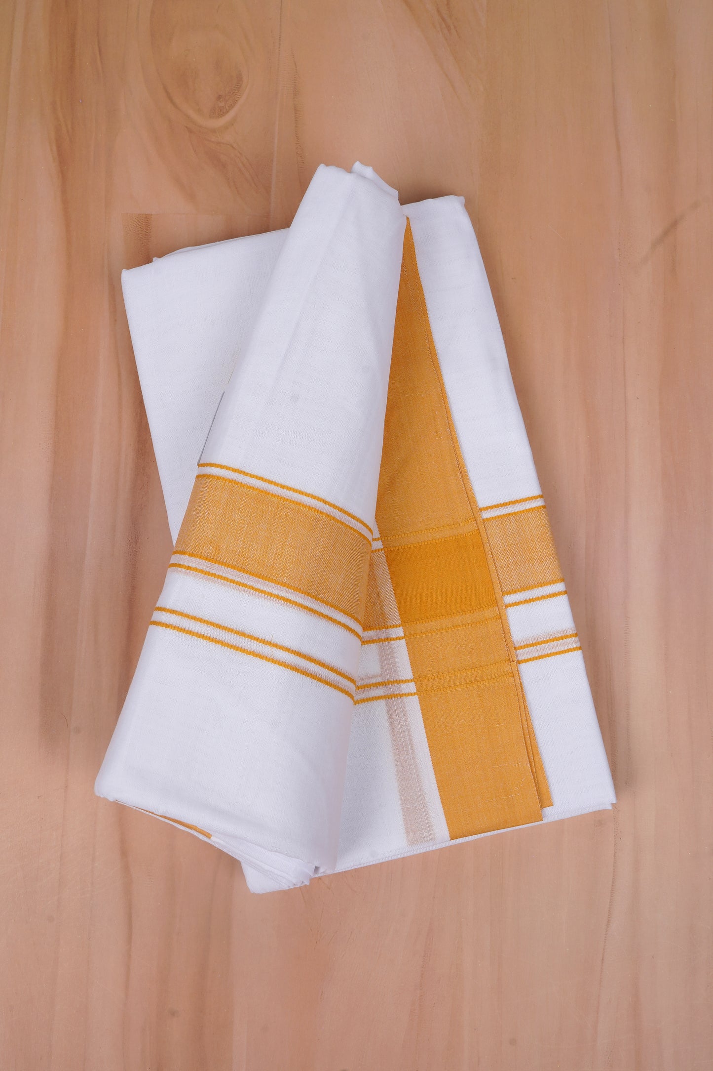 FCD-03 W/D DHOTI 4.00 MTR-Goldyellow