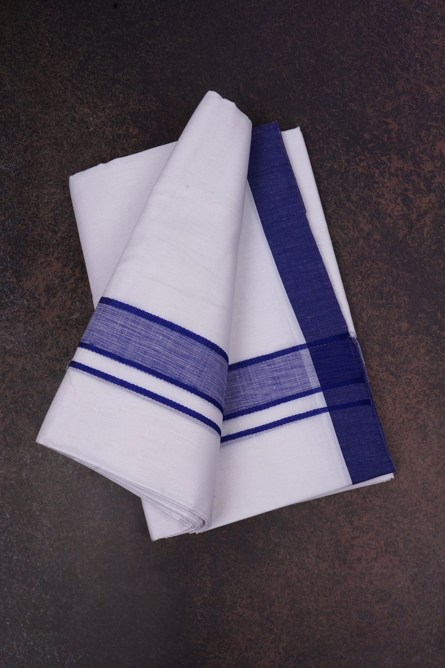FD-108 W/D DHOTI 3.70 MTR-Blue