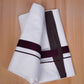 FCD-75 W/D DHOTI 3.80 MTR-Dark Purple