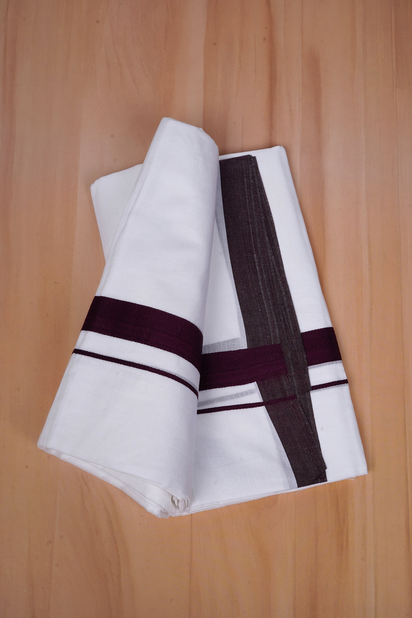 FCD-75 W/D DHOTI 3.80 MTR-Dark Purple