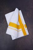 FD-177 W/D DHOTI 3.80 MTR-Yellow