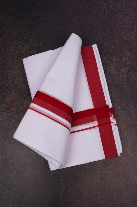 FD-155 W/D DHOTI 4.00 MTR-Red