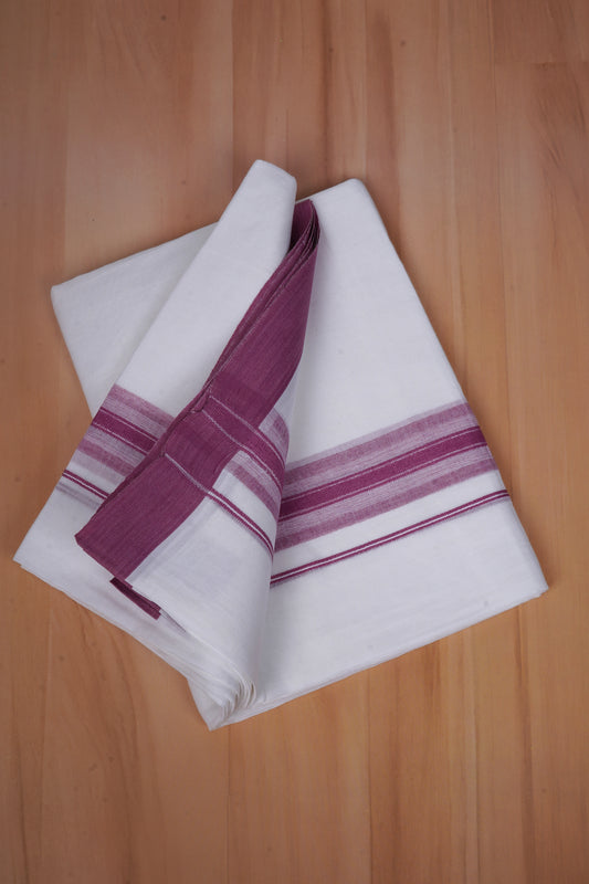 FCD-582 W/D DHOTI 3.80 MTR -Dark Pink