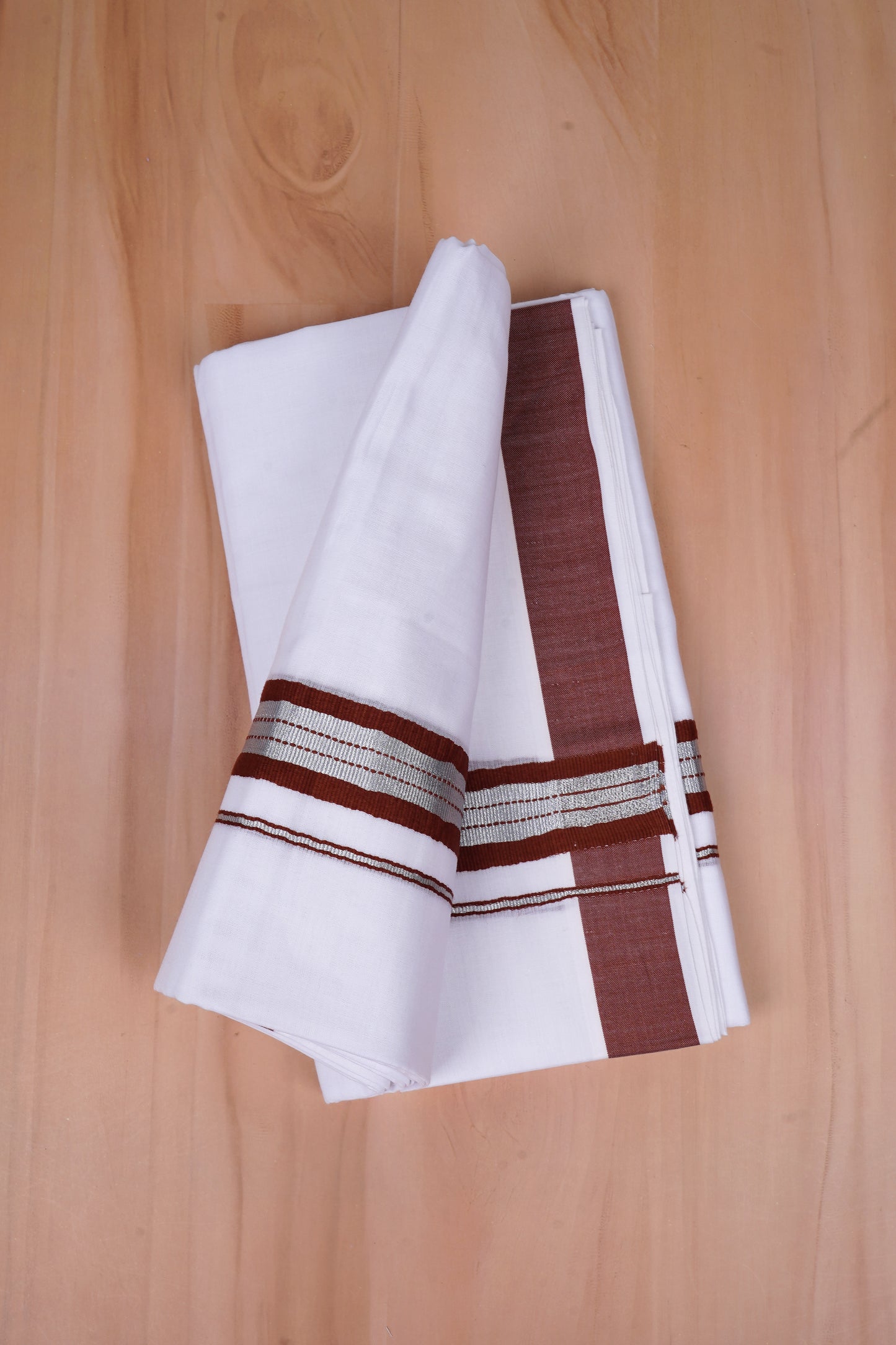 FCD-565 W/D DHOTI 3.80 MTR - Dark Brown