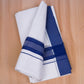 FCD-391 W/D DHOTI 3.80 MTR- Blue