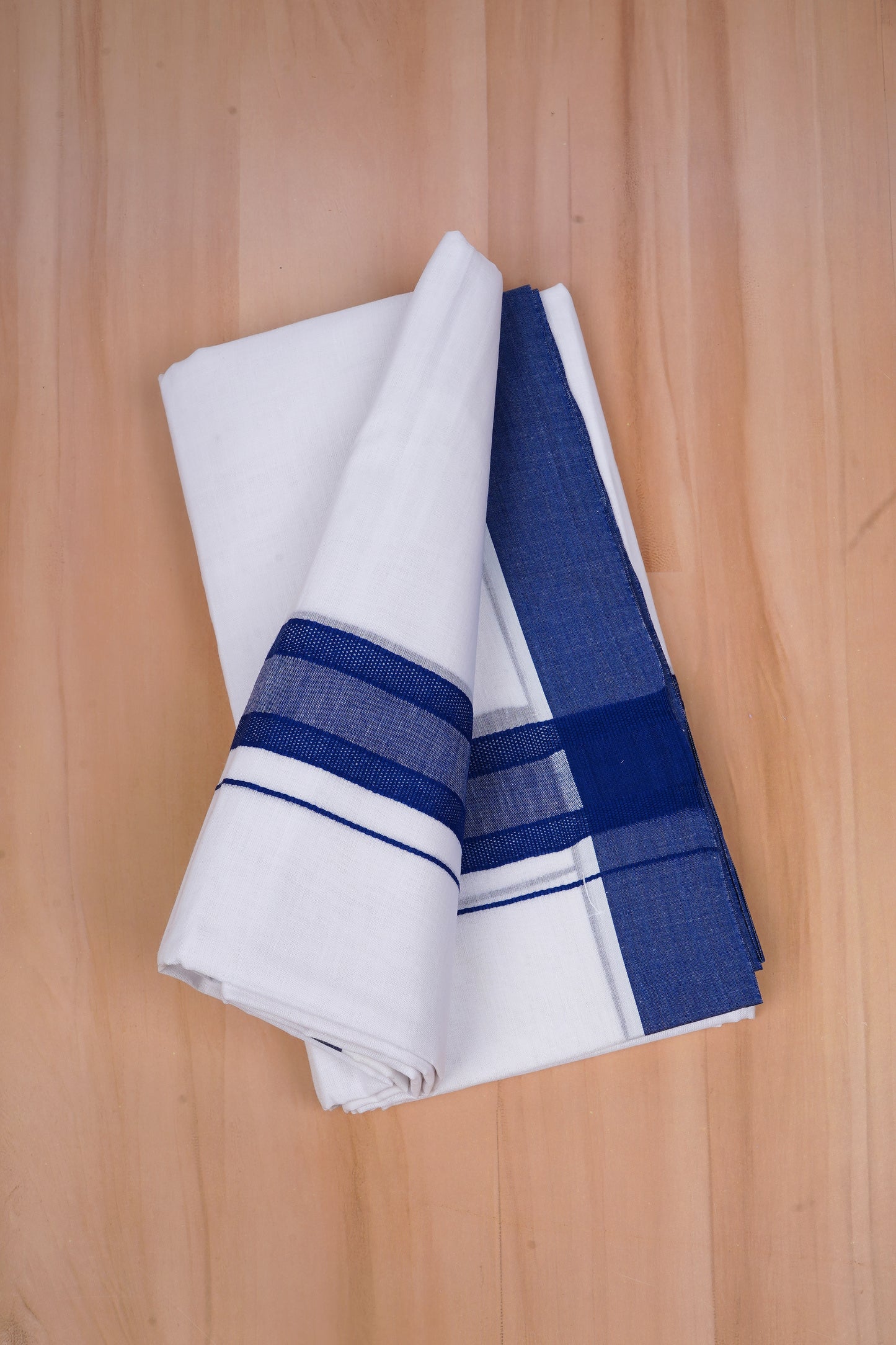 FCD-391 W/D DHOTI 3.80 MTR- Blue