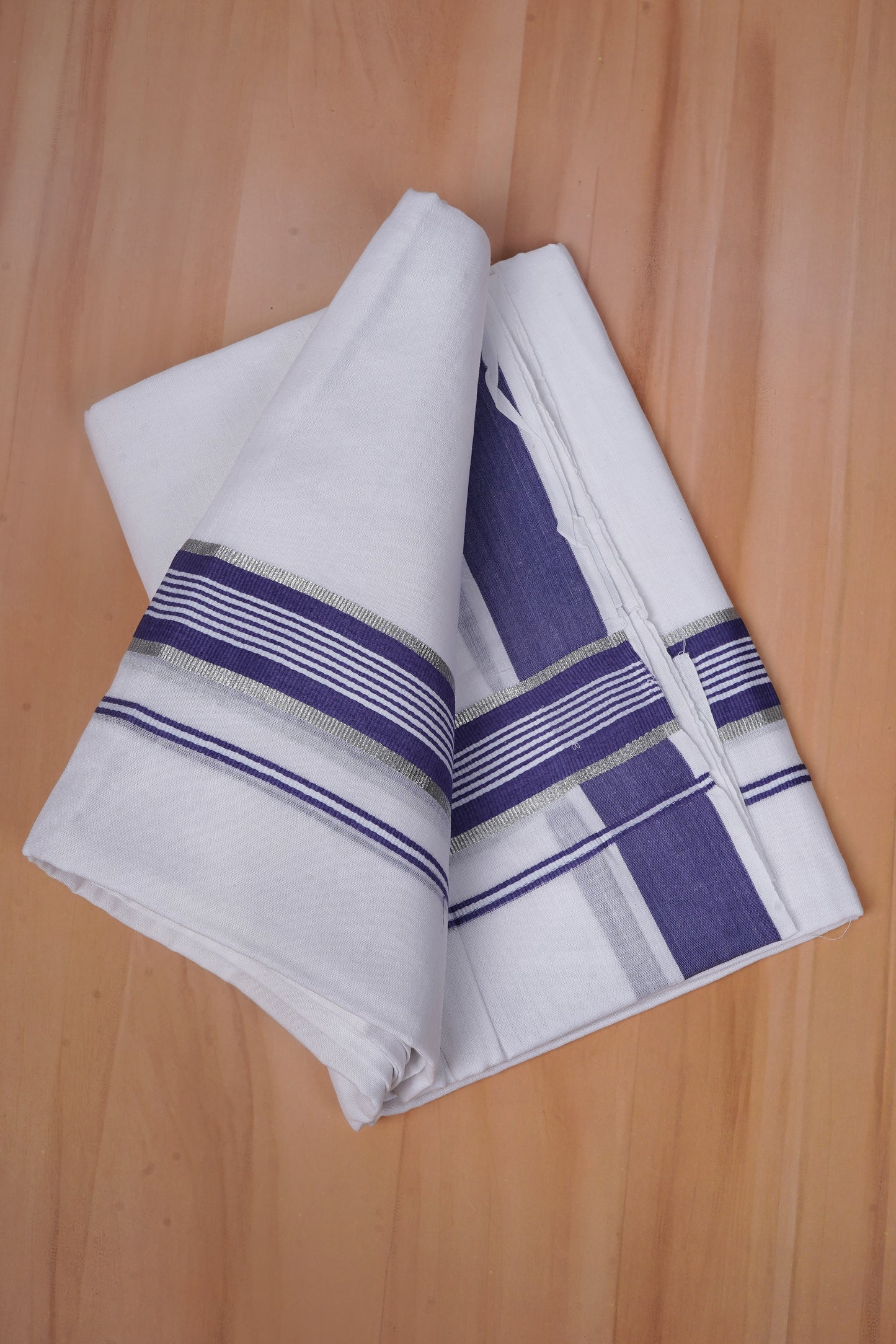 FCD-589 W/D DHOTI 3.80 MTR - Blue 2