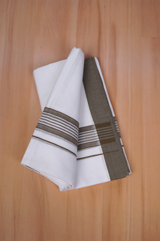 FCD-529 W/D DHOTI 3.80 MTR-Light Brown