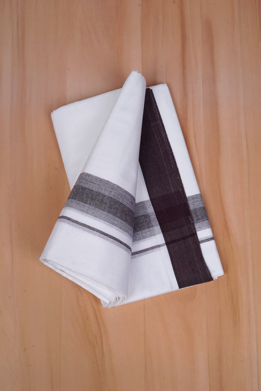 FCD-611 W/D DHOTI 3.80 MTR - Coffee Brown