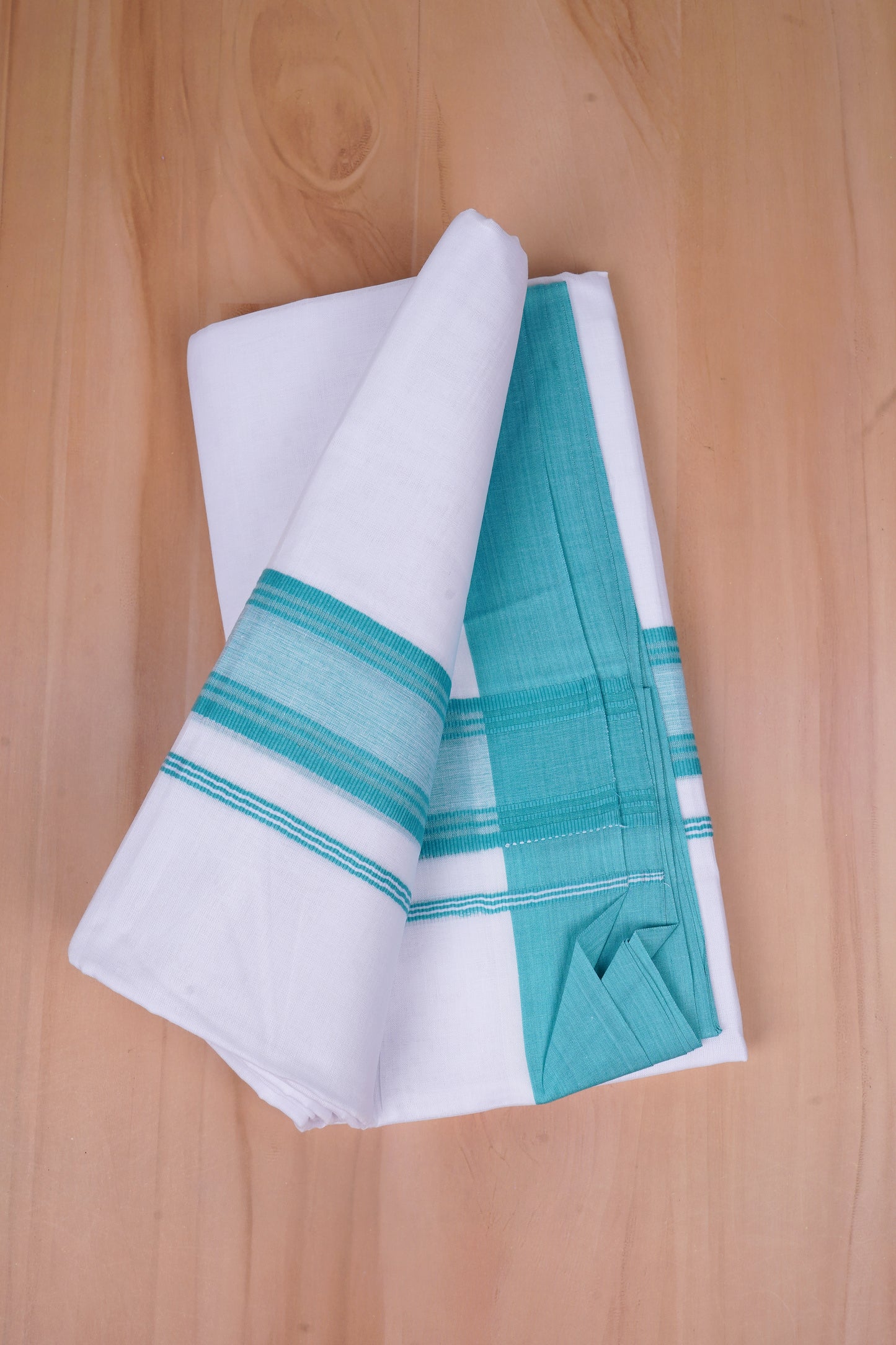FCD-423 W/D DHOTI 3.80 MTR- Blue