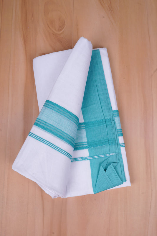FCD-423 W/D DHOTI 3.80 MTR- Blue