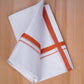 FCD-81 W/D DHOTI 3.80 MTR- Orange