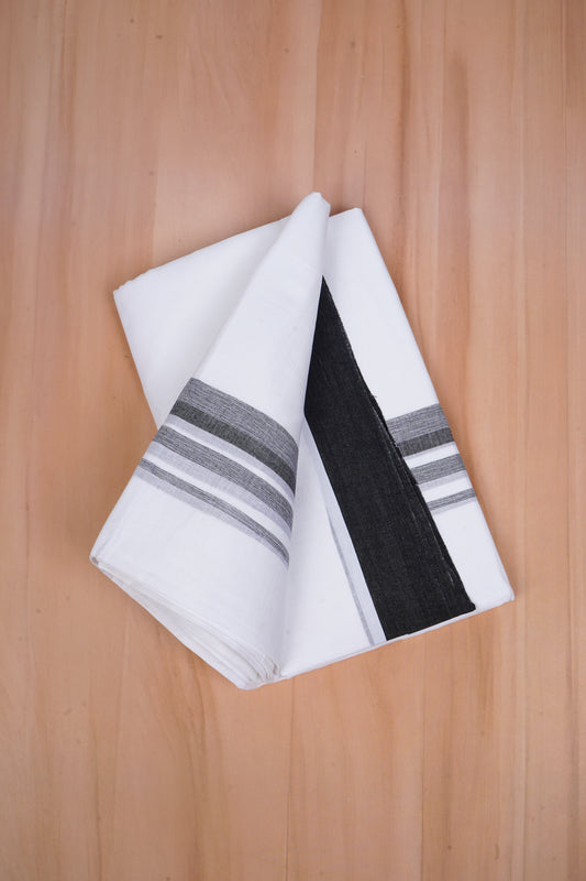 FCD-387 W/D DHOTI 3.80 MTR - Black