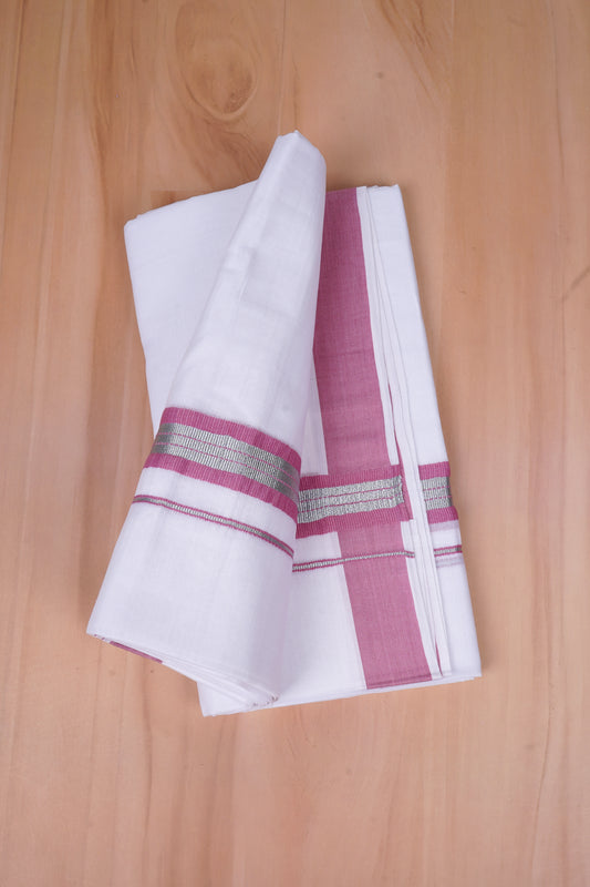 FCD-565 W/D DHOTI 3.80 MTR - pink