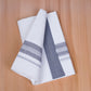 FCD-613 W/D DHOTI 3.80 MTR - Blue