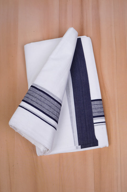 FCD-411 W/D DHOTI 3.80 MTR - Blue 4