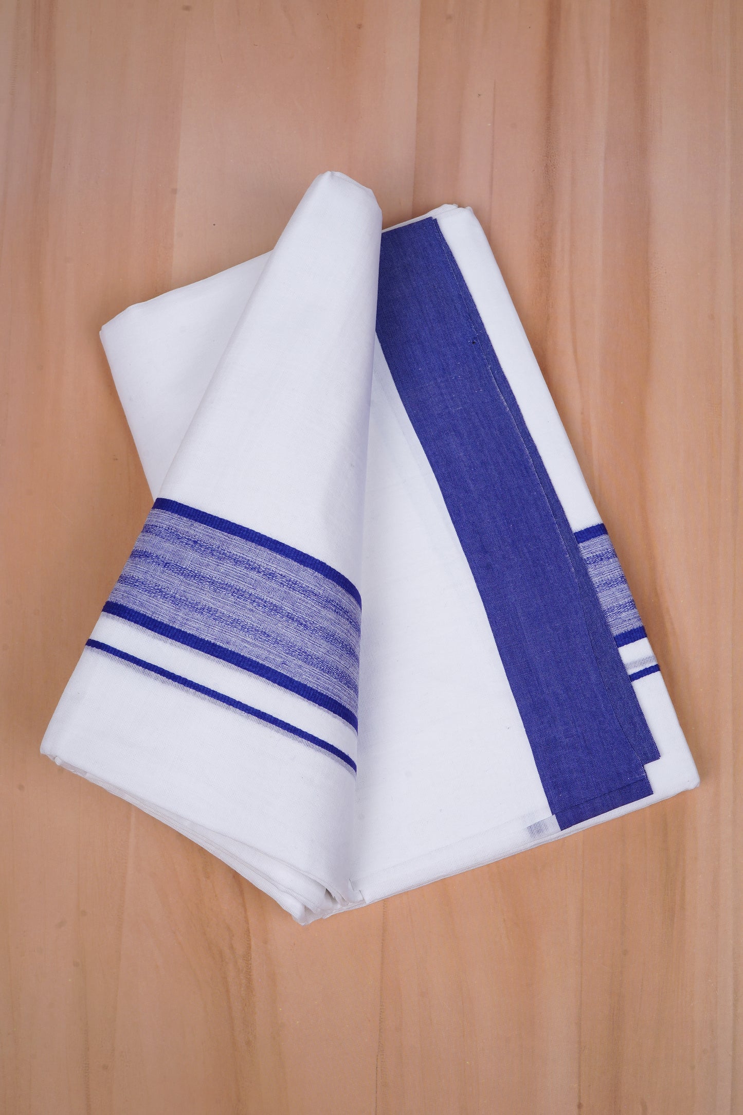 FCD-411 W/D DHOTI 3.80 MTR - Blue 4