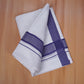 FCD-597 W/D DHOTI 3.80 MTR - Blue