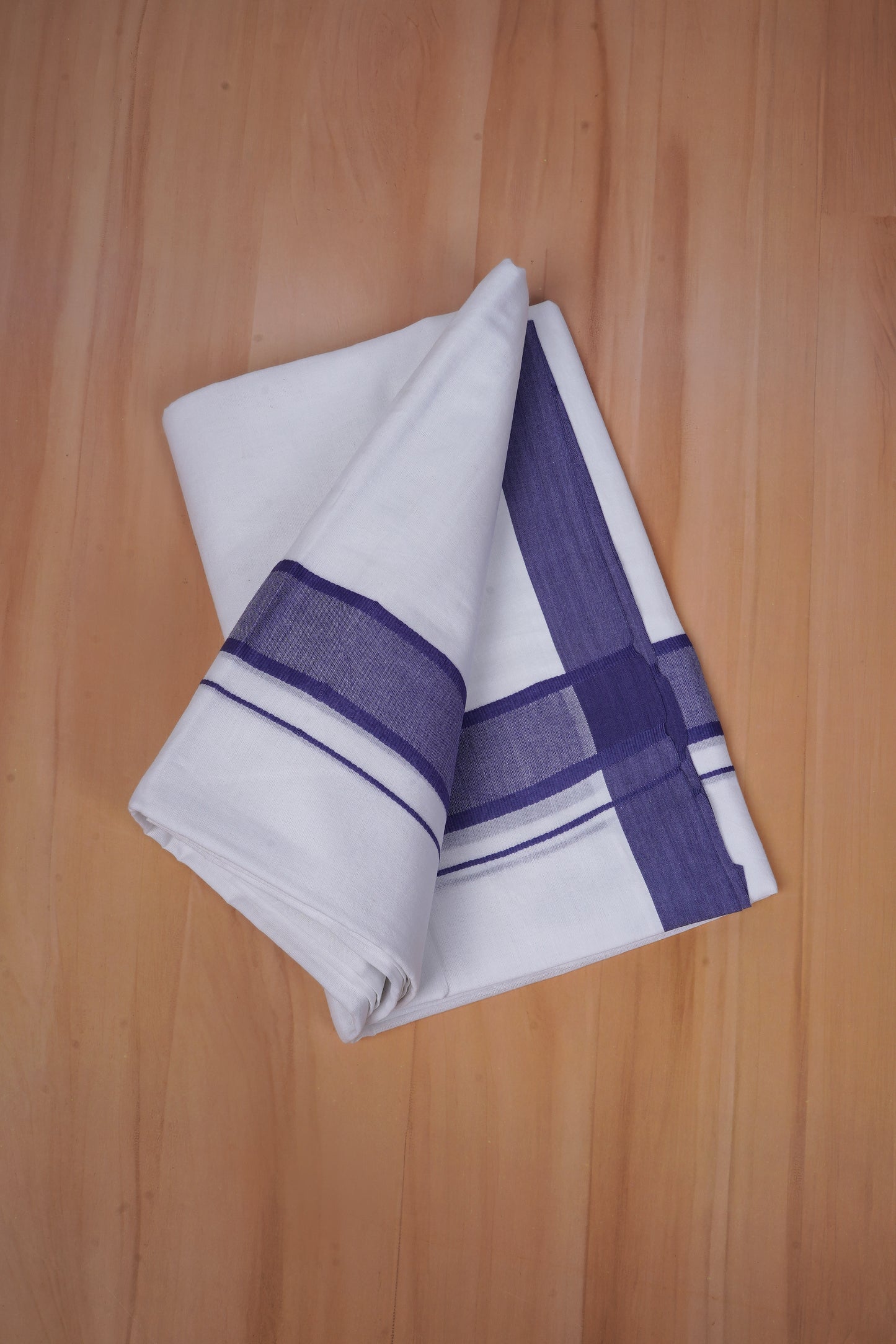 FCD-597 W/D DHOTI 3.80 MTR - Blue