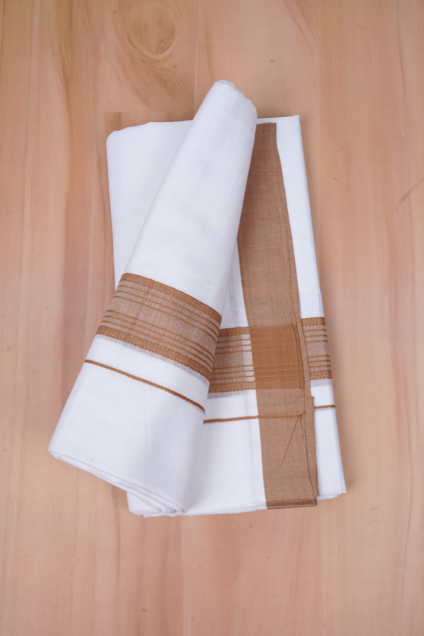 FCD-522 W/D DHOTI 3.80 MTR- Brown