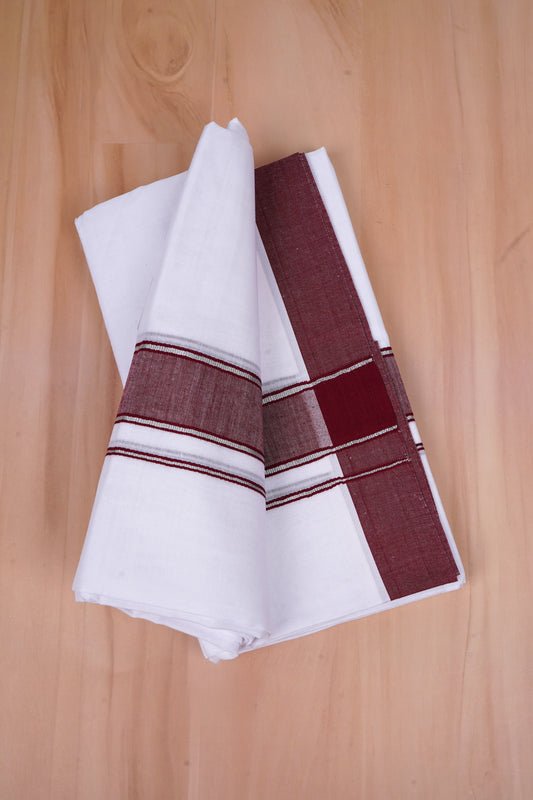 FCD-364 W/D DHOTI 3.80 MTR - Maroon