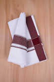 FCD-364 W/D DHOTI 3.80 MTR - Maroon
