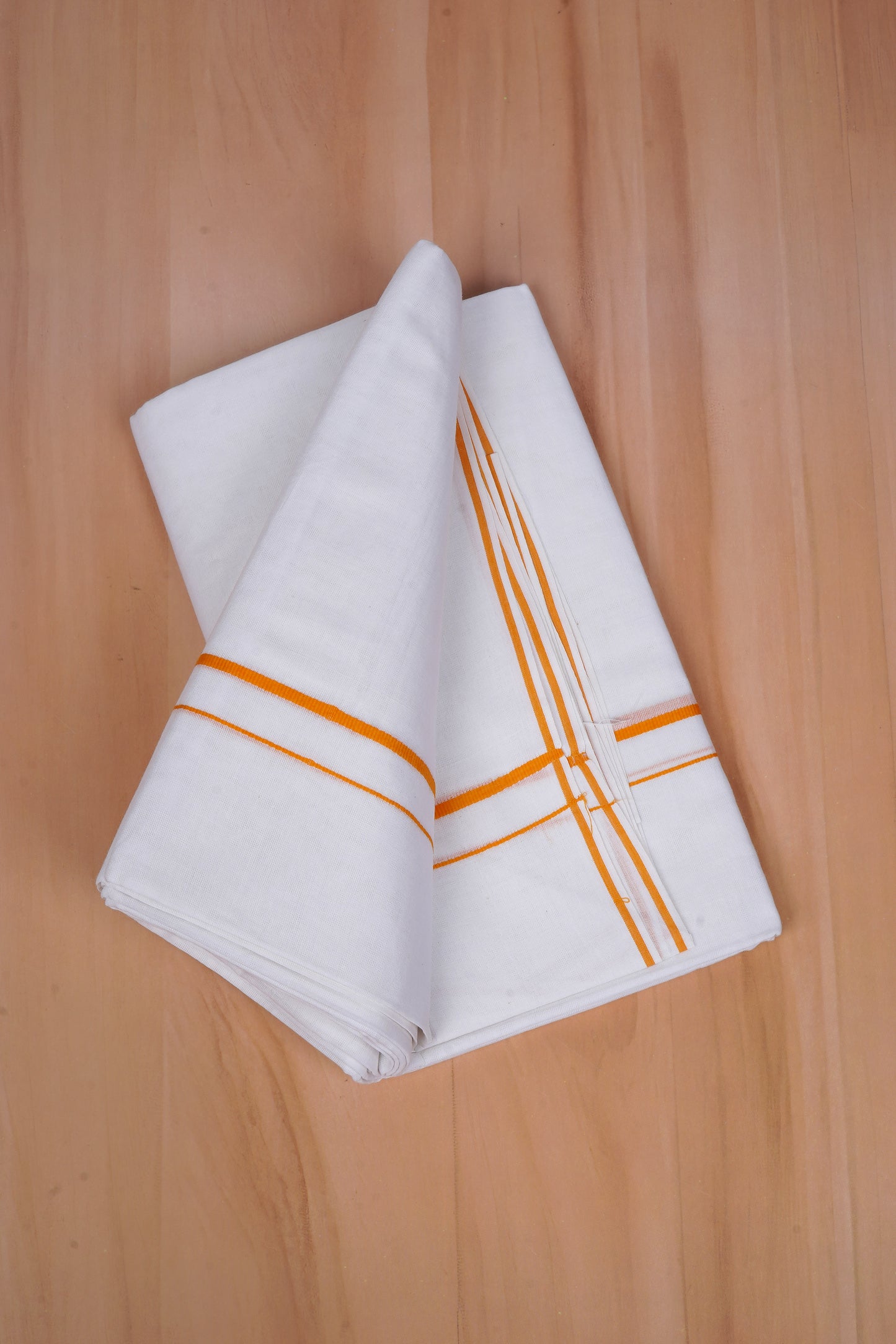 FCD-48 W/D DHOTI 3.80 MTR-Gold Yellow