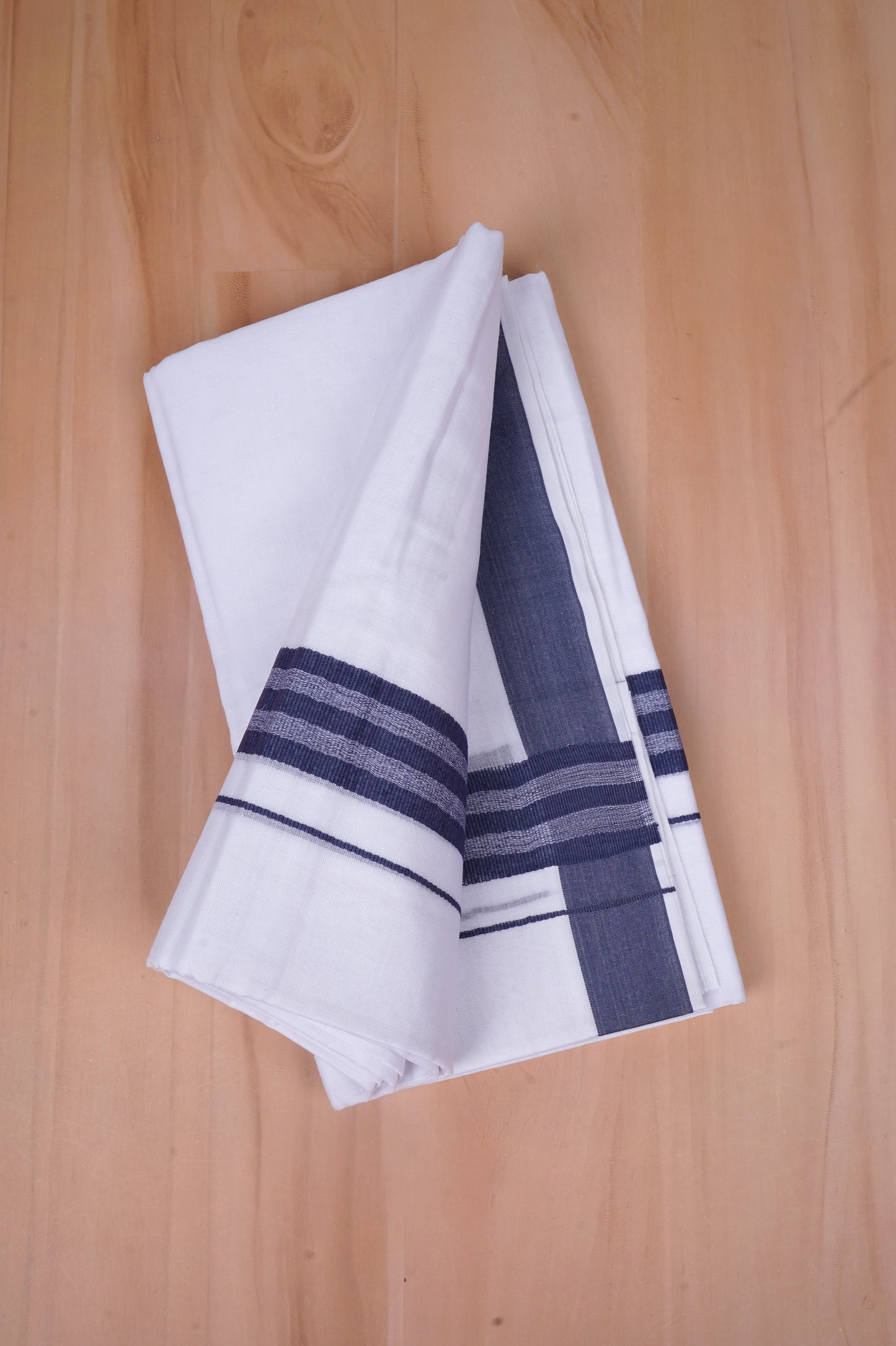 FCD-502 W/D DHOTI 3.80 MTR-Dark Blue