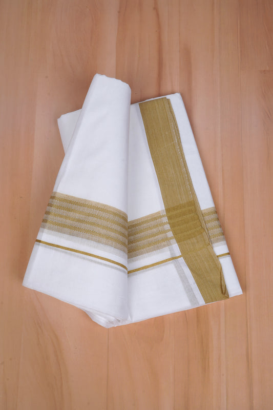 FCD-622 W/D DHOTI 3.80 MTR - Olive Green
