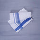 KERALOOM FINISH COTTON 327 W/D DHOTI 3.80 MTR - Blue