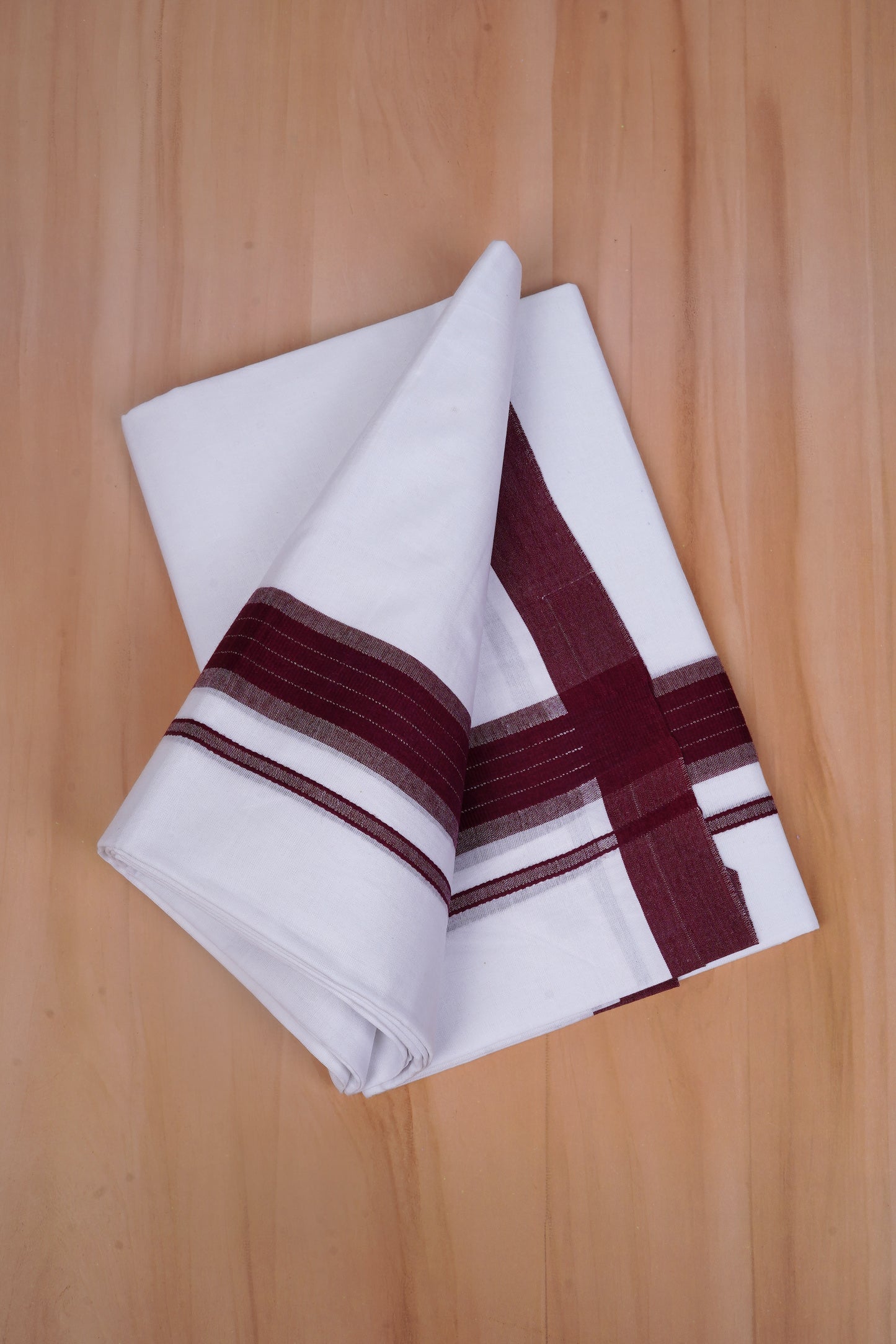 FCD-598 W/D DHOTI 3.80 MTR - Maroon