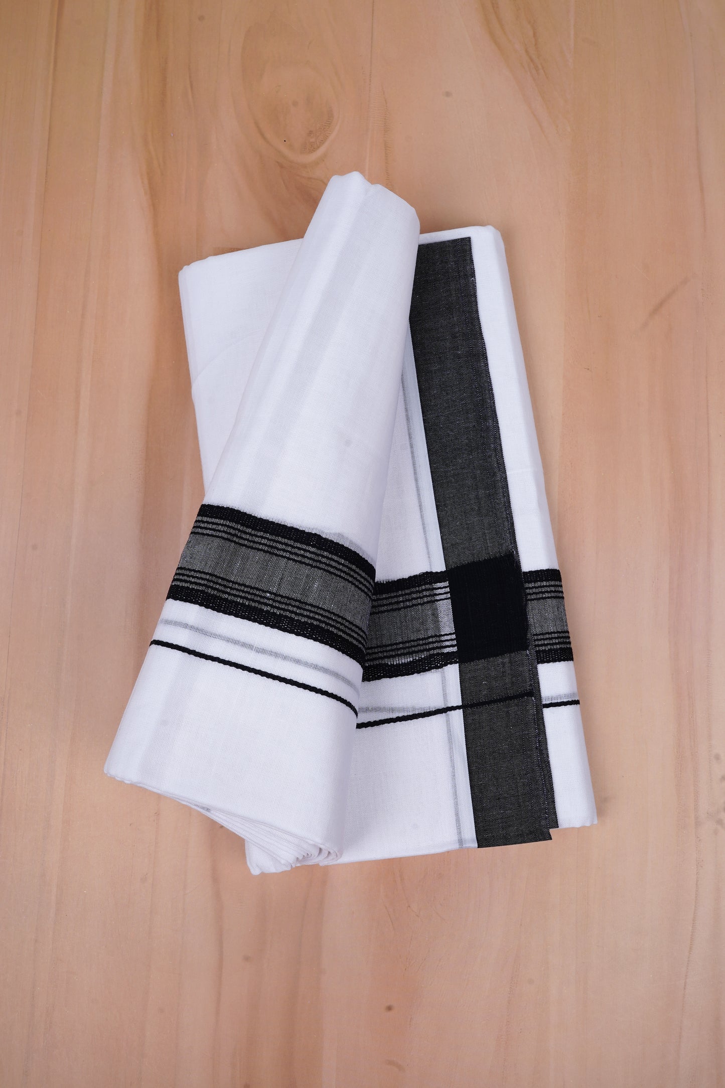 FCD-522 W/D DHOTI 3.80 MTR- Black