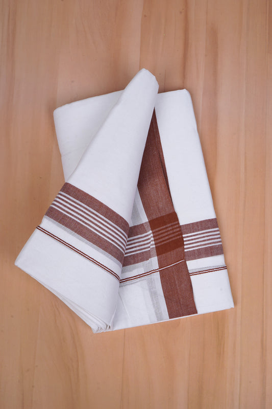 FCD-616 W/D DHOTI 3.80 MTR - Brown