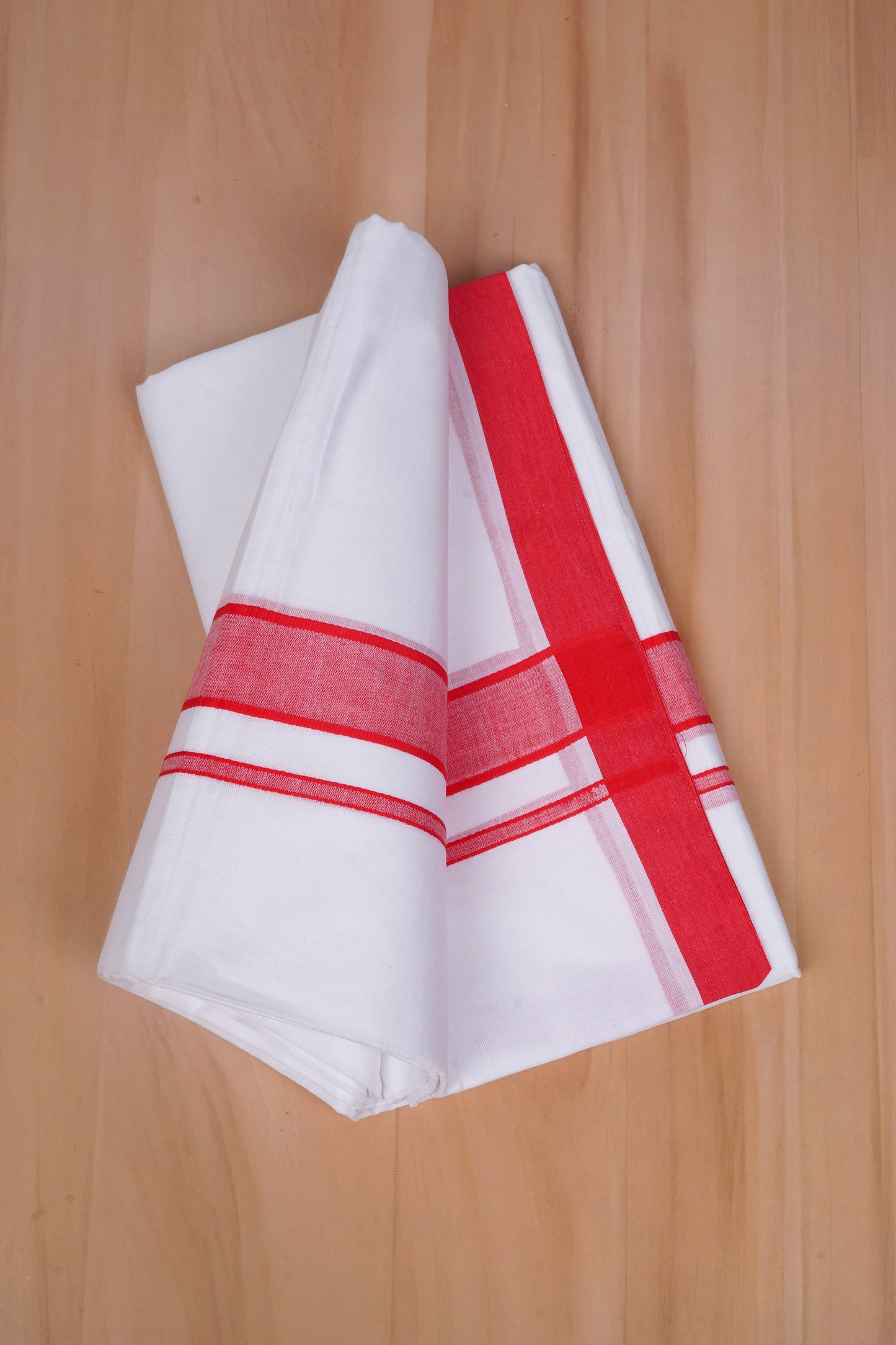 FCD-69 W/D DHOTI 3.80 MTR- Red