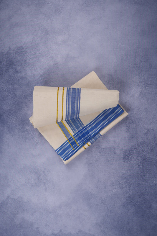 WINNER CHUTTY 801 W/D DHOTHIE 3.80 MTR - BLUE