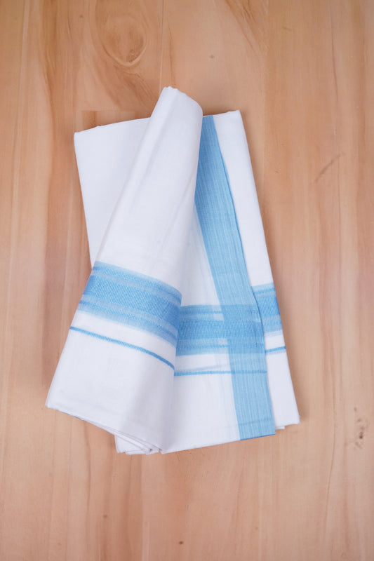 FCD-523 W/D DHOTI 3.80 MTR-Sky Blue